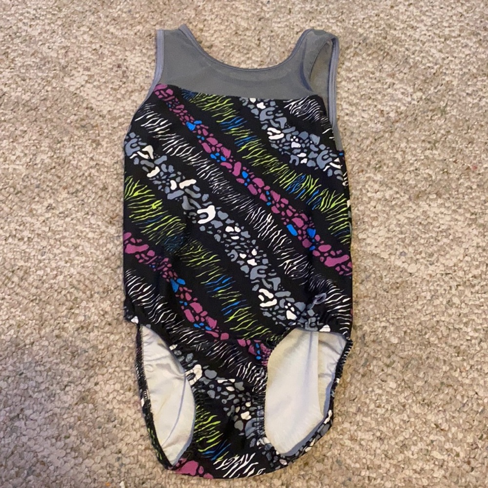 Plum Practicewear Cheetah Print Leotard